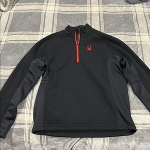 Spyder Black and Red Pullover